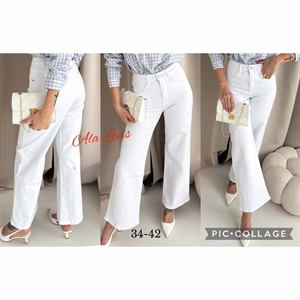 Jeansy szerokie nogawki  34-42