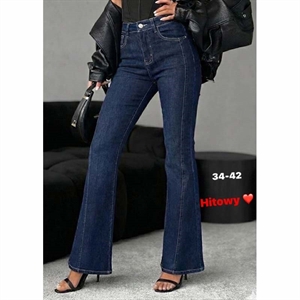 Jeansy dzwony damskie  34-42
