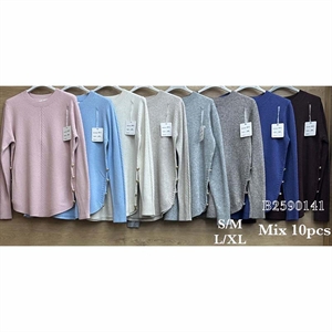 Sweter damski okrągły S/M L/XL