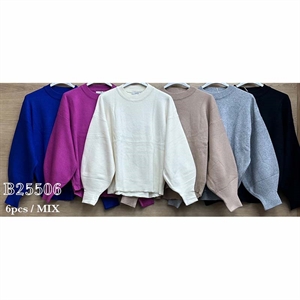 Sweter damski okrągły