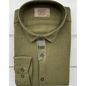 Koszula Ala len na kołnierzu długi rękaw krój Fegular fit produkt Turecki L-3XL