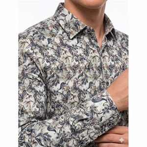 Koszula męska cyfrowy nadruk krój slim fit produkt Turecki  M-2XL