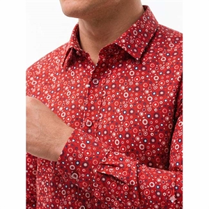 Koszula męska cyfrowy nadruk krój slim fit produkt Turecki  M-2XL