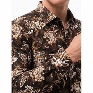 Koszula męska cyfrowy nadruk krój slim fit produkt Turecki  M-2XL