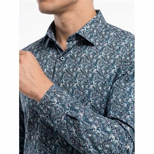Koszula męska cyfrowy nadruk krój slim fit produkt Turecki  M-2XL