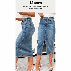 Spódnica jeansowa damska Big Size  M-3XL