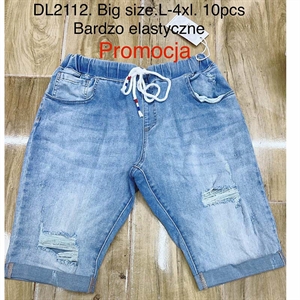 Spodenki jeansowe damskie Big Size  L-4XL