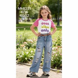 Jeansy dziewczęce  6-16 lat