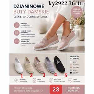Buty wsuwane damskie 36-41