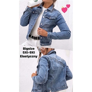 Kurtka jeansowa damska  5XL-9XL