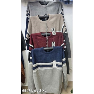 Sweter męski okrągły  L-3XL