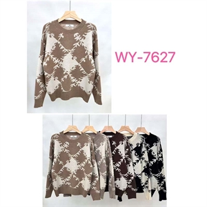 Sweter damski okrągły