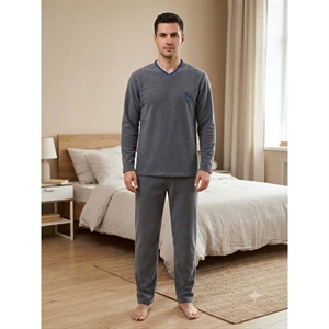 Piżama męska frotte  M-3XL