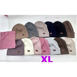 Komplet Czapka + Komin  XL