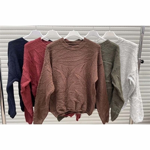 Sweter damski okrągły