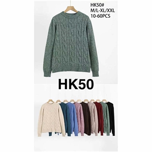 Sweter damski okrągły  M/L-XL/2XL