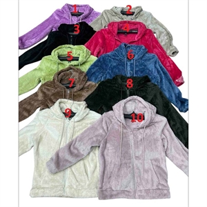 Bluza damska rozpinana na zamek z kapturem S-2XL