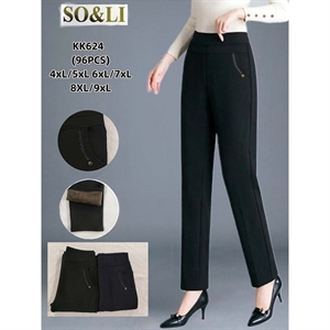 Spodnie ocieplane damskie Big Size  4XL/5XL-8XL/9XL