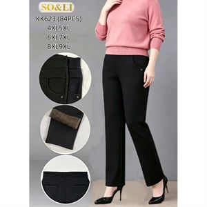Spodnie ocieplane damskie Big Size  4XL/5XL-8XL/9XL