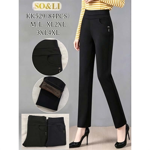 Spodnie ocieplane damskie  M/L-3XL/4XL