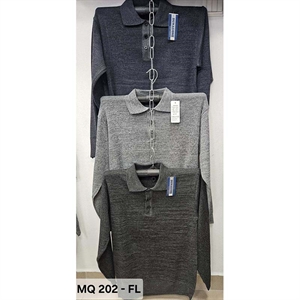 Sweter męski z kołnierzykiem