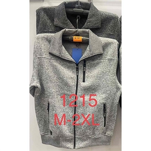 Bluza męska rozpinana na zamek bez kaptura  M-2XL