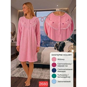 Koszula nocna damska frotte  M-3XL
