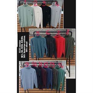 Sweter męski z golfem produkt Turecki  M-3XL