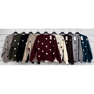 Sweter damski okrągły