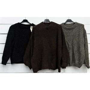 Sweter damski okrągły