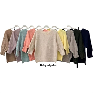 Sweter damski okrągły
