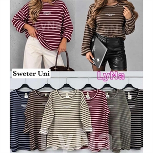 Sweter damski okrągły