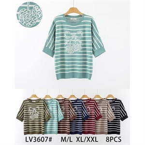 Sweter damski z krótkim rękawem  M/L-XL/2XL