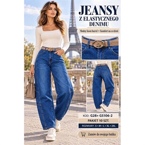 Jeansy damskie  S-2XL