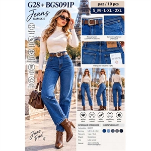 Jeansy damskie  S-2XL