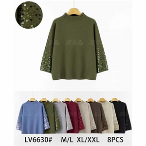 Sweter damski z półgolfem  M/L-XL/2XL