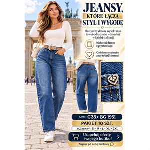 Jeansy damskie  S-2XL
