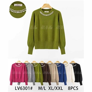Sweter damski okrągły  M/L-XL/2XL