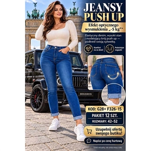 Jeansy damskie  42-52