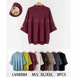 Sweter damski z półgolfem  M/L-XL/2XL