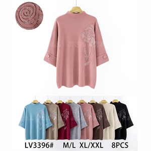Sweter damski z półgolfem  M/L-XL/2XL