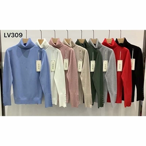 Sweter damski z golfem  S-L