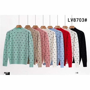 Sweter damski z półgolfem  S-L