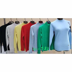Sweter damski z półgolfem  S-L
