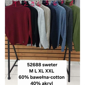 Sweter męski z golfem produkt Turecki  M-2XL