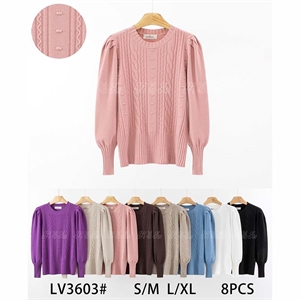 Sweter damski okrągły  S/M-L/XL