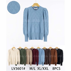 Sweter damski okrągły  M/L-XL/2XL