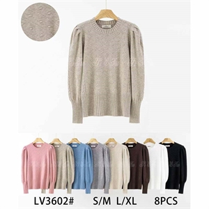 Sweter damski okrągły  S/M-L/XL