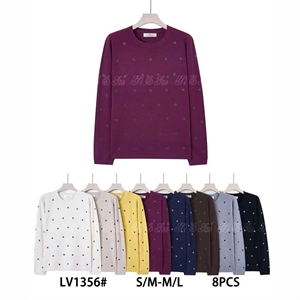 Sweter damski okrągły  S/M-M/L