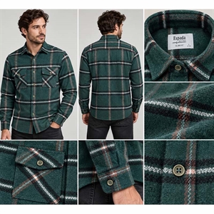 Koszula męska cieplejsza flanelowa krój slim fit produkt Turecki  M-3XL